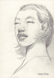 Tanino Liberatore - Portrait de femme 12 - Illustration originale