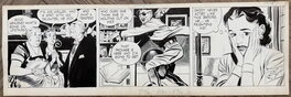 Alex Raymond - Alex Raymond - Rip Kirby Daily - 19.03.1956 - Planche originale