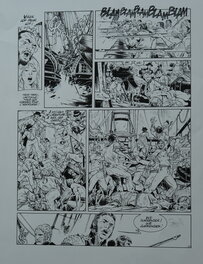 Franck Bonnet - Les PIRATES DE BARBARIA - Planche originale