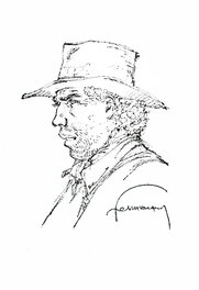 Hermann - Red Dust - Illustration originale