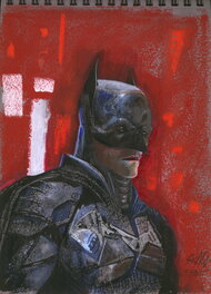 Stewart Kenneth Moore - The Batman - Convention Sketch - Planche originale