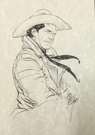 Giulio De Vita - Tex - Sfida nel Montana - Illustration originale