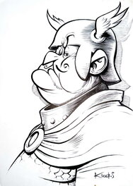 Slawomir Kiełbus - Kajko i Kokosz: Hegemon - Original Illustration