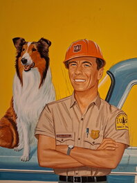 Al Anderson - "Lassie: Easy to Do Press-Out Book" Cover - Original Cover