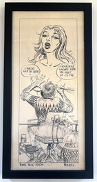 François Boucq - Illustration originale pour Nice matin - Original Illustration