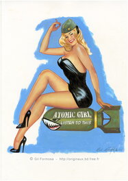 formosa - Atomic GIRL PINUP - Illustration originale