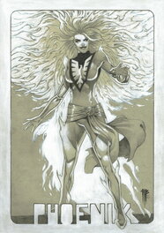 Philippe Bringel - Phoenix jean grey - Illustration originale