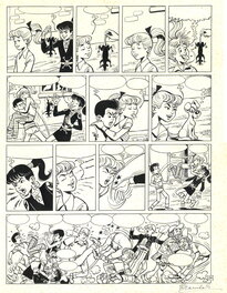 François Craenhals - Les 4 as - Planche originale