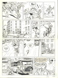 Alain Dodier - Jérome K. Jérome Bloche - Planche originale