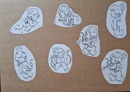Malik - Cupido(N) sketches - Illustration originale