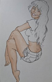 Malik - Malik female personage - Original Illustration