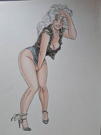 Malik - Malik female personage - Original Illustration