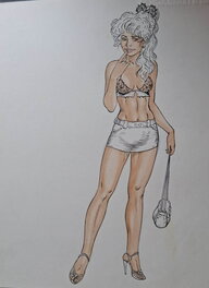 Malik - Malik female personage - Original Illustration
