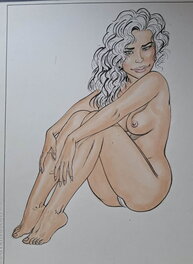 Malik - Malik sexy female personage - Original Illustration