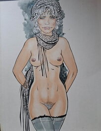 Malik - Malik sexy female personage - Original Illustration