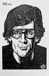 Aaron Lange - David Cronenberg - Illustration originale