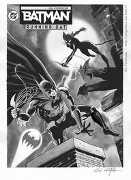 Gil Formosa - BATMAN vs CATWOMAN - Couverture originale