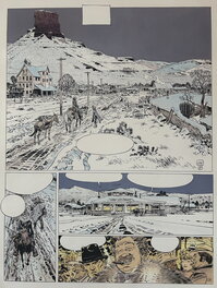 Jean Giraud - La longue marche planche 1 - Planche originale