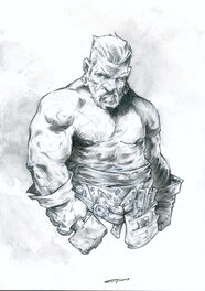 Pierre-Denis Goux - Nains : Redwin - 09 - Illustration originale