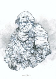 Pierre-Denis Goux - Nains : Ulrog - Illustration originale