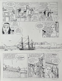 Patrice Pellerin - L'epervier - Planche originale