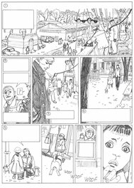 Patrick Jusseaume - Illustration 37 tome 10 Tramp - Illustration originale