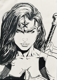 Nath - Wonder woman - Illustration originale