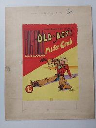 L'original de couverture du OLD-BOY 5 avec indicatiob (la 1 c'est la Couv) et écriture de Chott