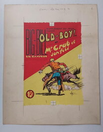 La Couv de Chott du OLD-BOY 9 au Format entier de :  26 X 33 Cm
