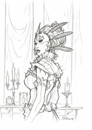 Julien Motteler - Lady Whitechapel - Illustration originale