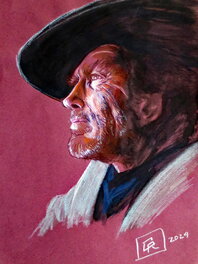 Georges Ramaïoli - Clint Eastwood - Illustration originale