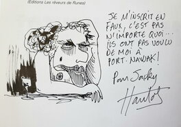 Dédicace du Scénariste signée : Hautot