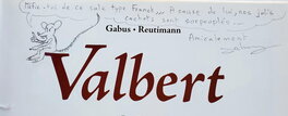 Dédicace du Scénarist, signée : Gabus Dédicace du Scénarist, signée : Gabus