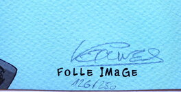 Signé : VEDRINES, 126/250 Signé : VEDRINES, 126/250