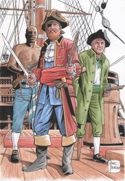 Marc Bourgne - Barbe-Rouge - Original Illustration