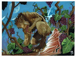 Philippe Bringel - Satyre ( Faune) - Illustration originale