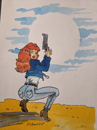 Bruno Di Sano - Illustration originale couleur aquarelle de Di sano - Illustration originale