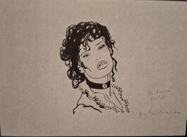 Milo Manara - Molly - Illustration originale