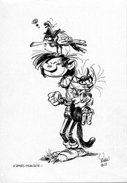 Yoann - Gaston - Illustration originale