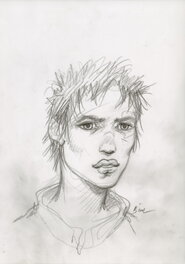 Enki Bilal - Enki BILAL – GRAPHITE IN PROGRESS 3 – Dessin original 61 - Illustration originale