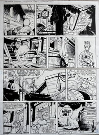 Frank Le Gall - Frank LE GALL - Theodore Poussin Tome 1 - Planche originale