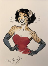 Juanjo Guarnido - Blacksad - la stripteaseuse - Illustration originale