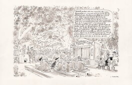 Catherine Meurisse - Humaine, trop humaine - Eclairage - Planche originale