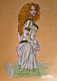 Béatrice Tillier - Oriane - Illustration originale