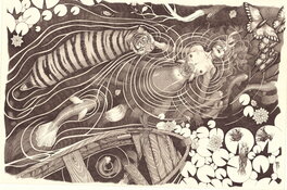 Philippe Bringel - Le sirène apprivoisée - Original Illustration
