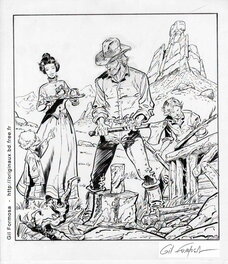 Gil Formosa - Publicité style Blueberry - Comic Strip