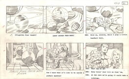 Jack Kirby - Jack Kirby - Fantastic Four Cartoon Storyboard 61 - Illustration originale