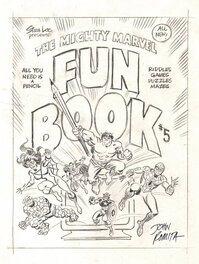 John Romita - John Romita Sr. - MIGHTY MARVEL FUN BOOK 5 - Couverture originale
