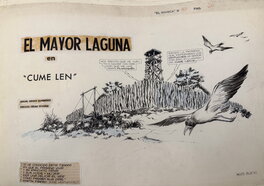 César Spadari - El Mayor Laguna “ Cumelen” First Page - Comic Strip