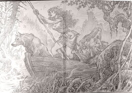 Mohamed Aouamri - Illustration Mortepierre - Original Illustration